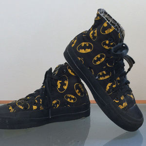 Vintage 80's Batman Converse High-Tops